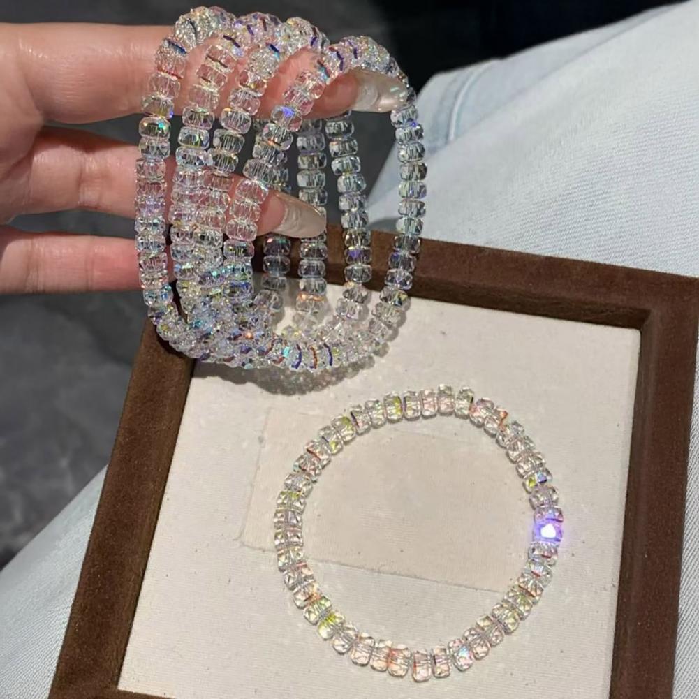 Formal Wear Jewelry For Women - Women Bracelet Elastic Rope Artificial Crystal