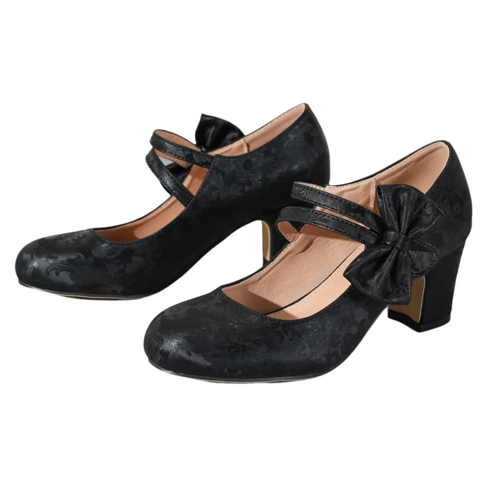 Women Formal Office Wear Shoes - Large size women's shoes bow Mary