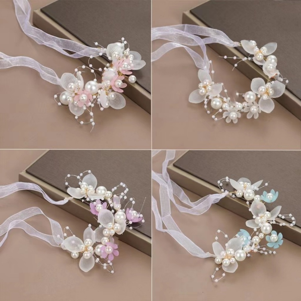 Formal Wear Hairstyles For Women - 2-Pack Flower Ribbon Hair Accessories, Elegant