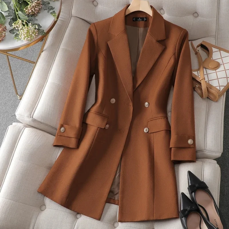 Women'S Formal Wear Jackets - Autumn Winter Jacket Women Long Blazer