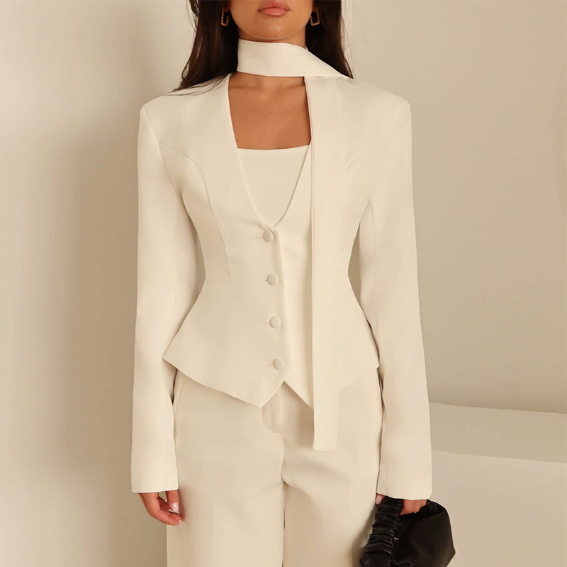 Women'S Formal Wear Wedding Guest - Autumn Women Suit 1 Piece Short