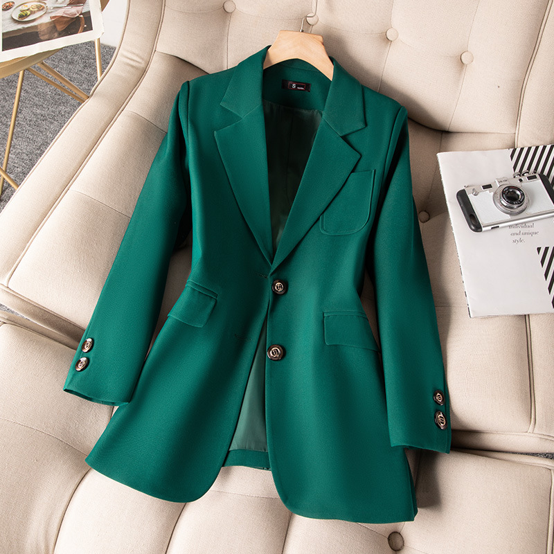 Women'S Formal Wear Jackets - Blue Black Green Women Formal Blazer