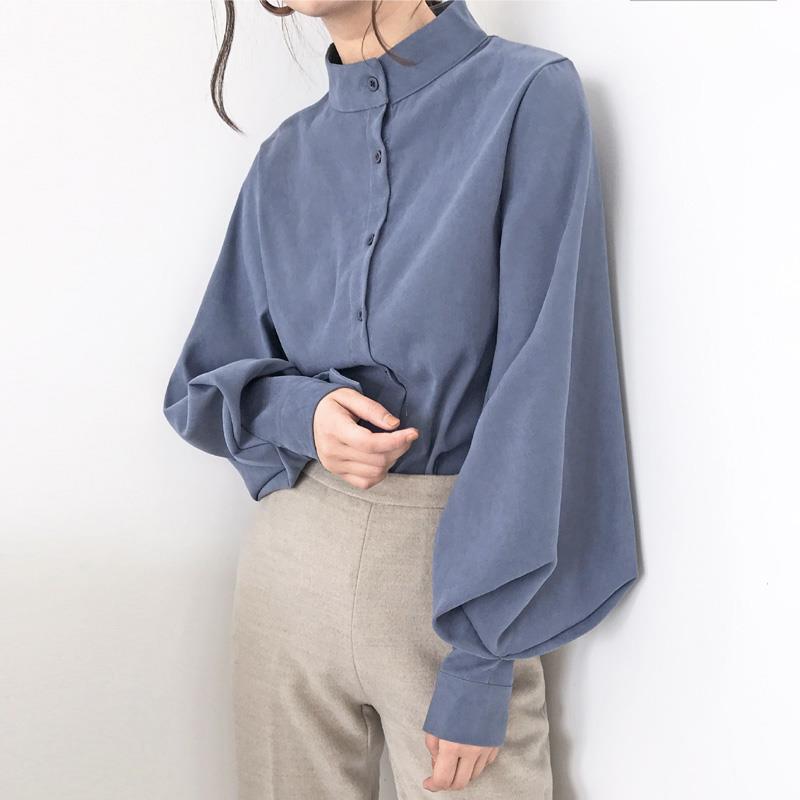FSMG-Women Vintage Shirt with  - Female Formal Wear ulasan dan harga