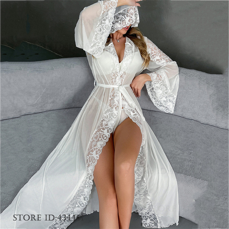 Sexy Perspective Mesh Bride We - Women'S Formal Wear Wedding ulasan dan harga