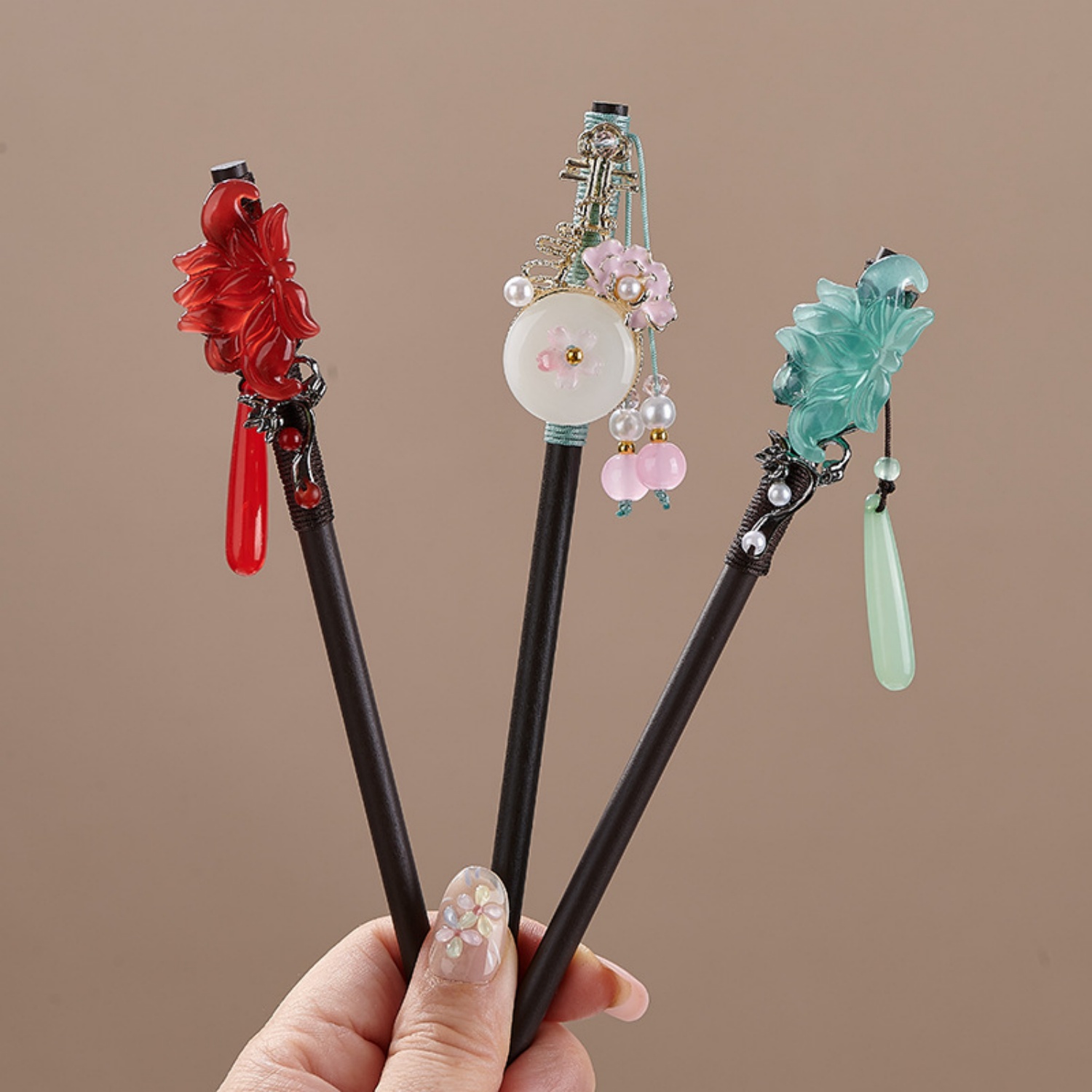 Vintage Flower Hairpin For Wom - Vintage Women'S Formal Wear ulasan dan harga