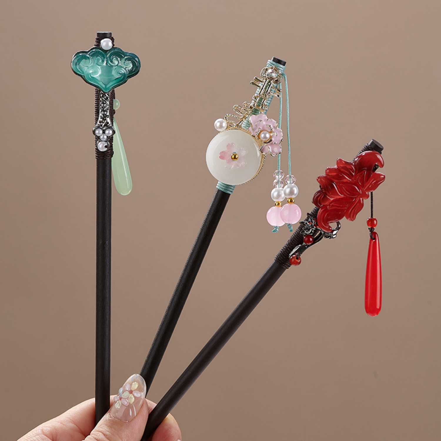 Vintage Flower Hairpin For Wom - Vintage Women'S Formal Wear ulasan dan harga