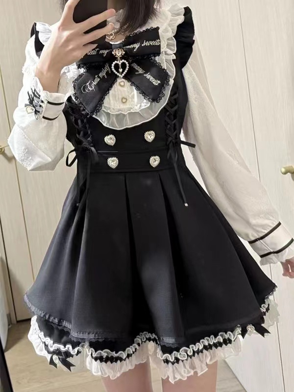 Summer Japanese Gothic Y2k Lol - Vintage Women'S Formal Wear ulasan dan harga