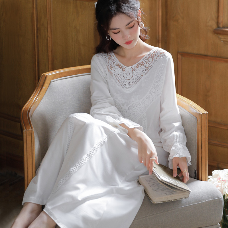 Romantic Lace Nightdress Women - Victorian Women'S Formal Wear ulasan dan harga