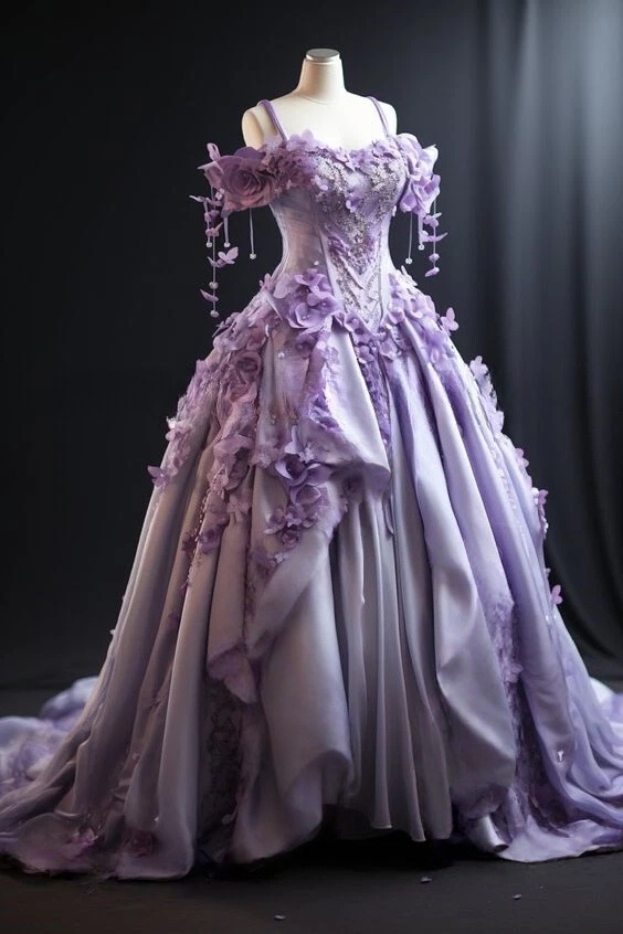Elegant Floral Victorian Prom  - Victorian Women'S Formal Wear ulasan dan harga