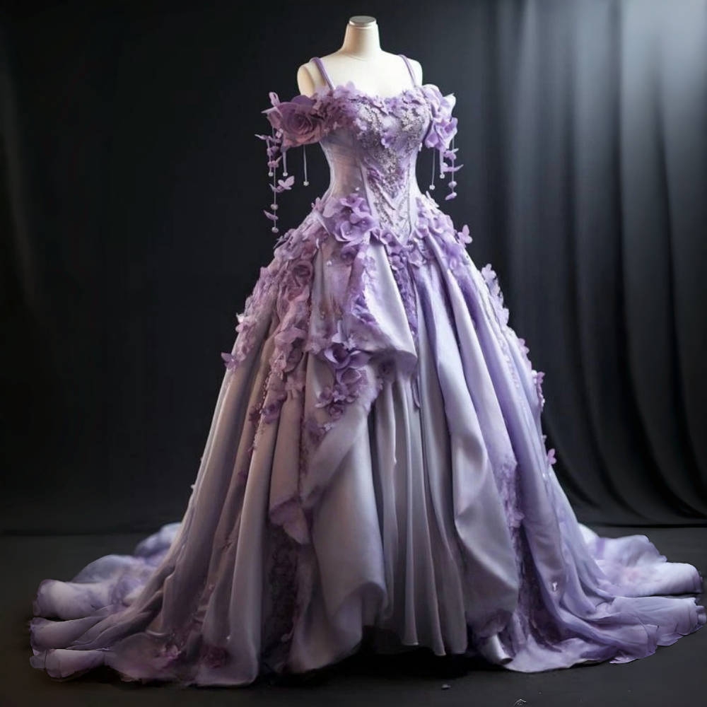Elegant Floral Victorian Prom  - Victorian Women'S Formal Wear ulasan dan harga