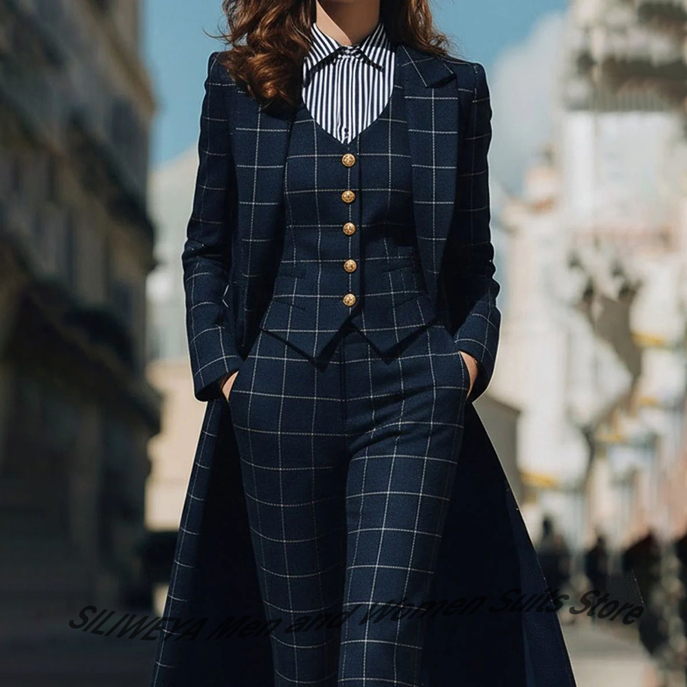 Sophisticated Navy Blue Women' - Women'S Formal Wear Jackets ulasan dan harga