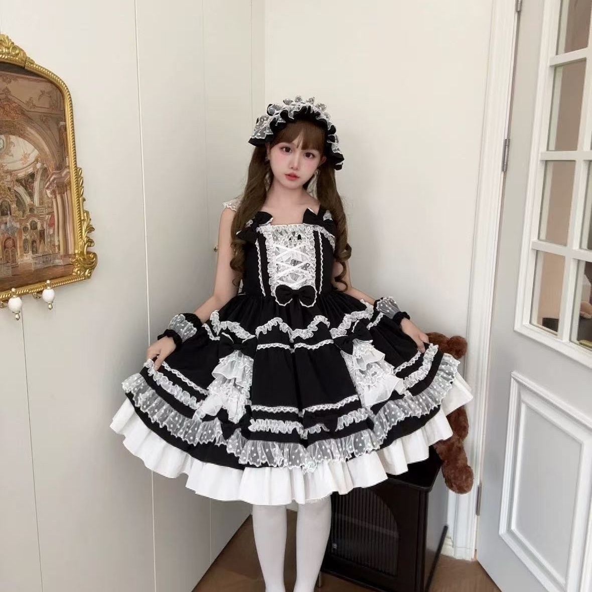 Sweet Lolita Dress Cream White - Victorian Women'S Formal Wear ulasan dan harga
