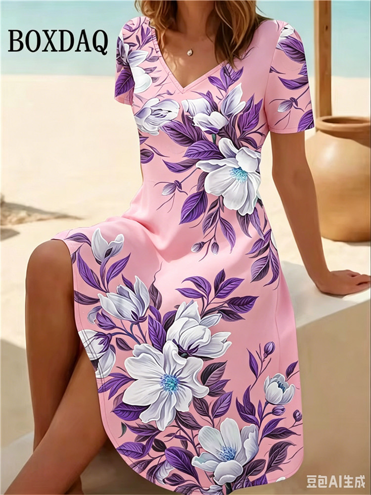 6XL Plus Size Women Dresses Su - Vintage Women'S Formal Wear ulasan dan harga