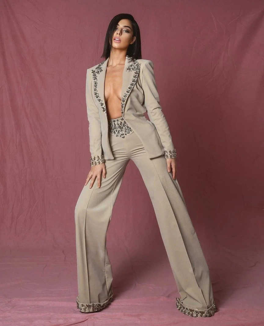 Amazing Rhinestones Women Suit - Women'S Formal Wear Wedding ulasan dan harga