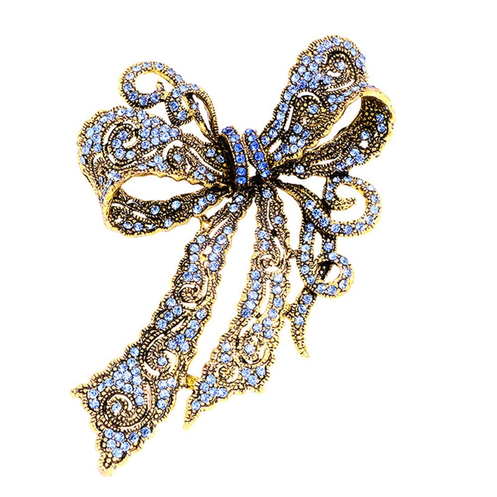 Vintage Bow-Shaped Brooch, Ele - Formal Wear Jewelry For Women ulasan dan harga