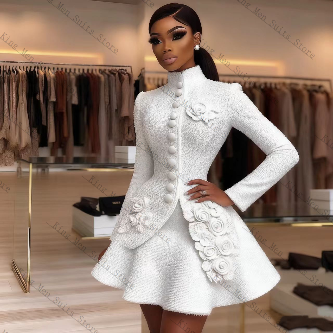 Luxury White Women Suit Set 2  - Women'S Formal Wear For A Wedding ulasan dan harga