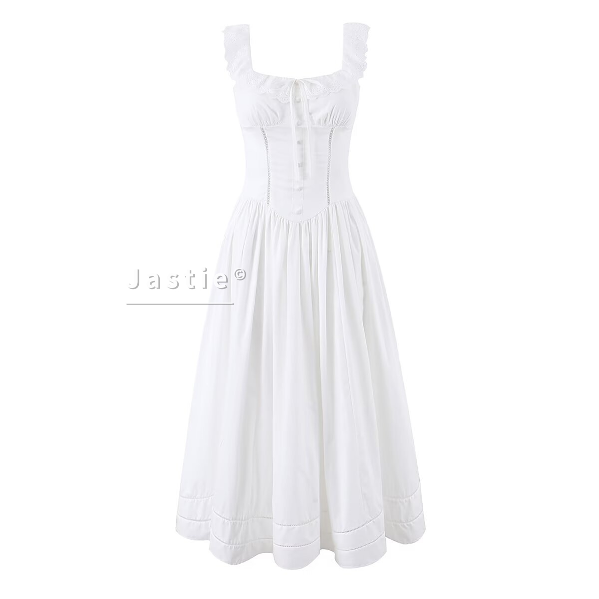 White French Milkmaid Midi Dre - Victorian Women'S Formal Wear ulasan dan harga