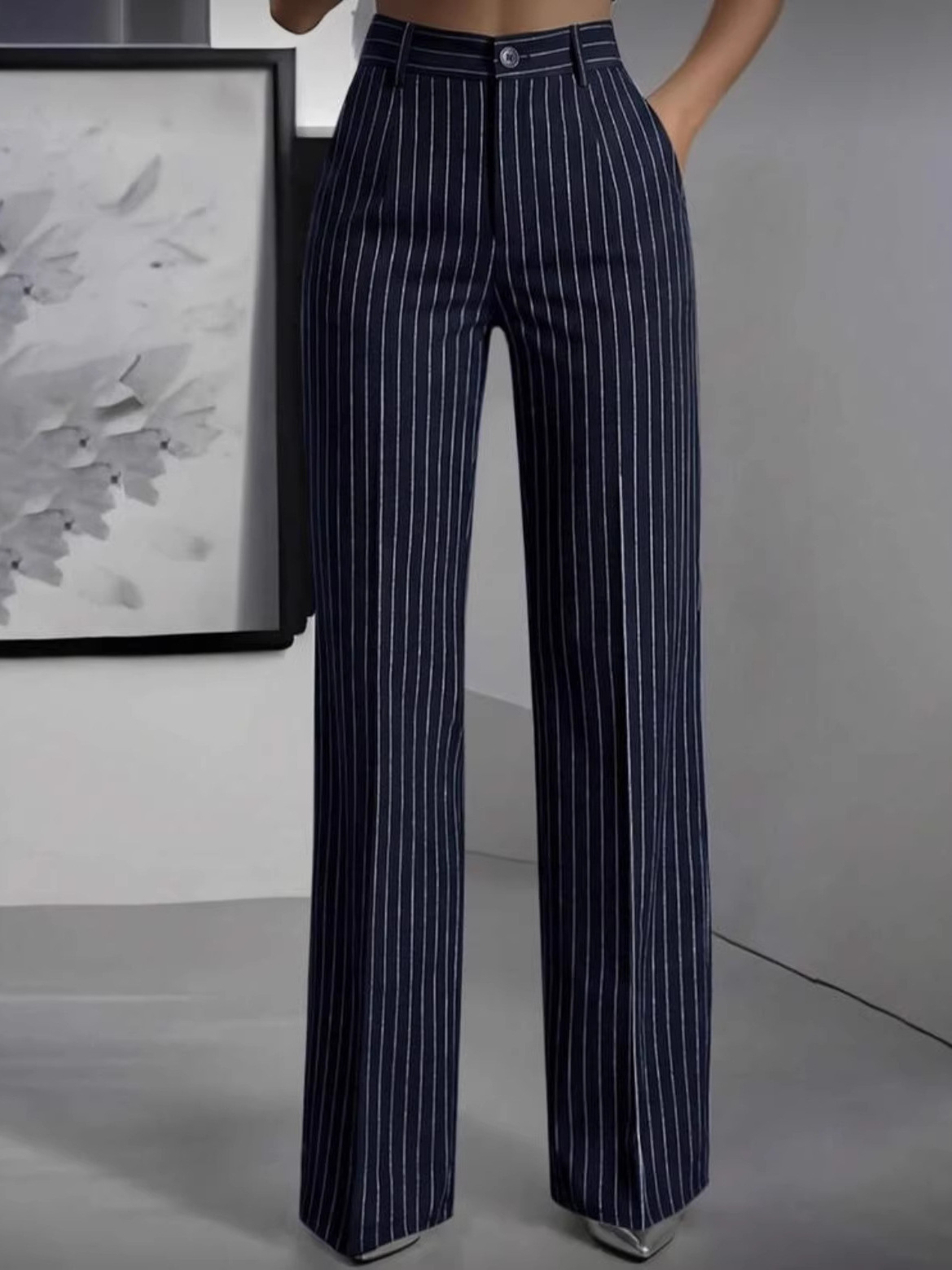 Elegant High Waist Straight Le - Female Formal Wear ulasan dan harga