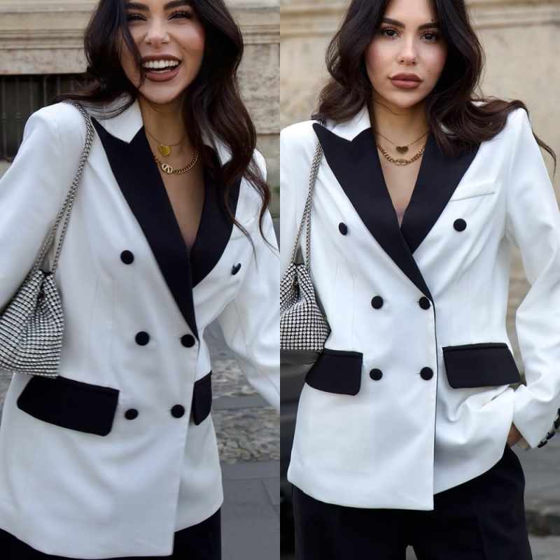 Modern Woman Suits 2 Pieces Bl - Women'S Formal Wear Jackets ulasan dan harga