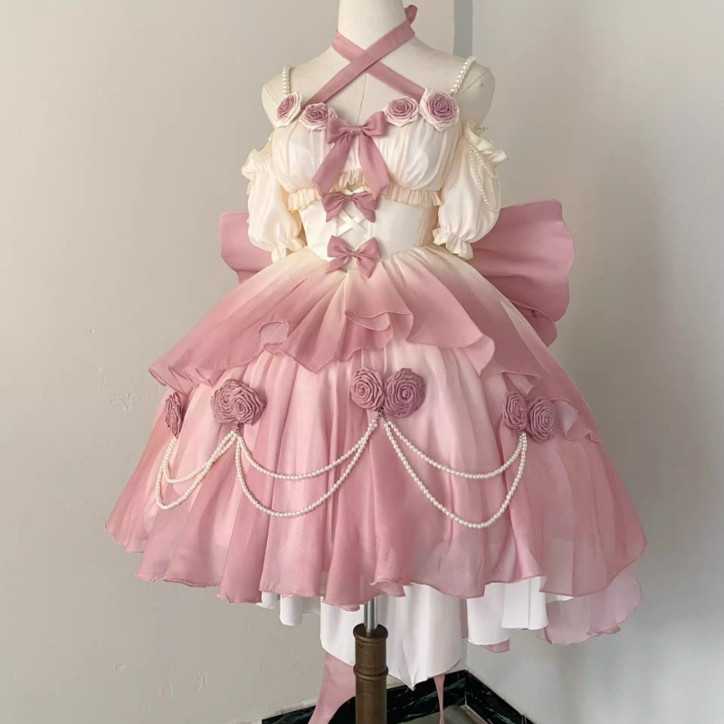 Retro Victorian Lolita Dress E - Victorian Women'S Formal Wear ulasan dan harga