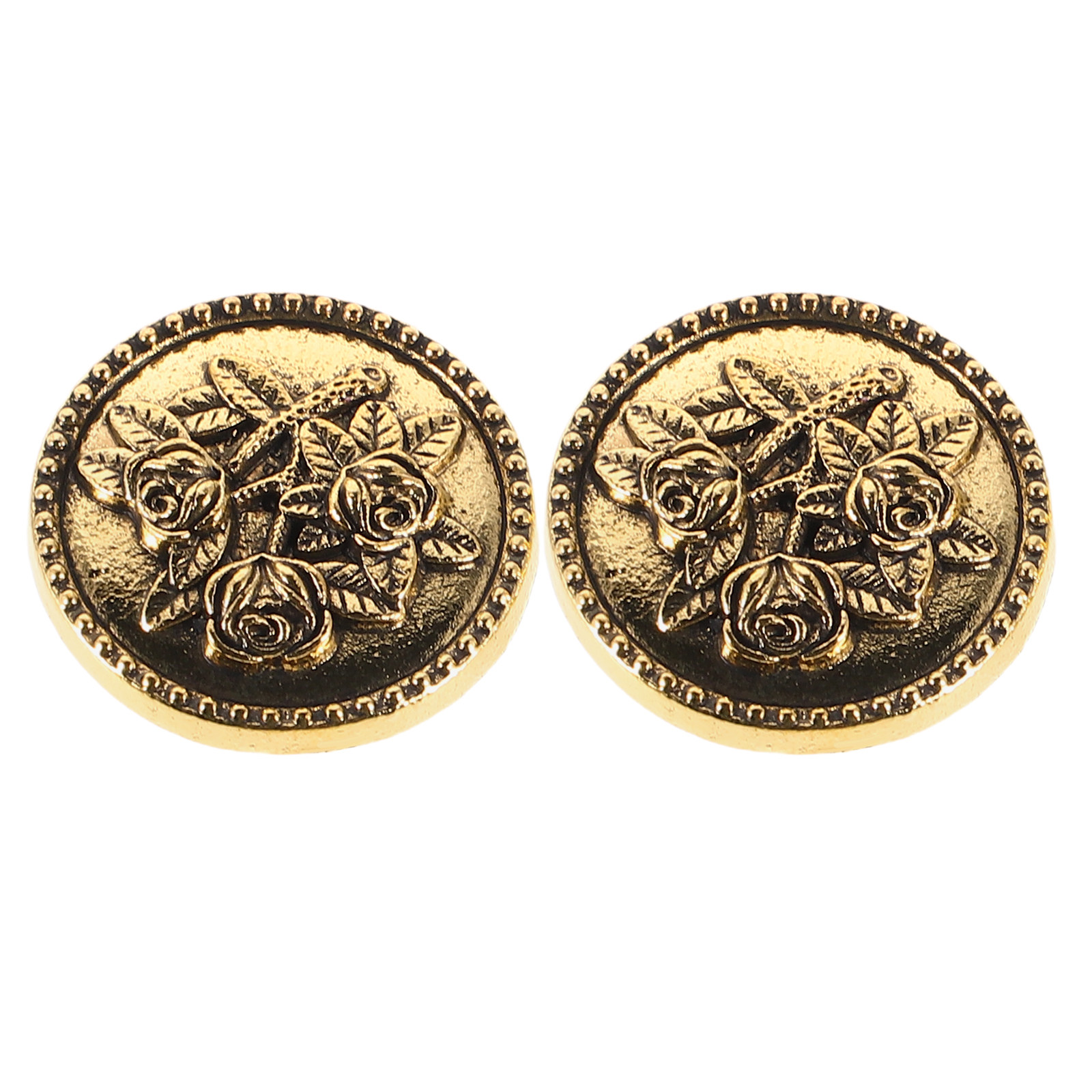 2Pcs Shirt Button Covers Vinta - Formal Wear Jewelry For Women ulasan dan harga