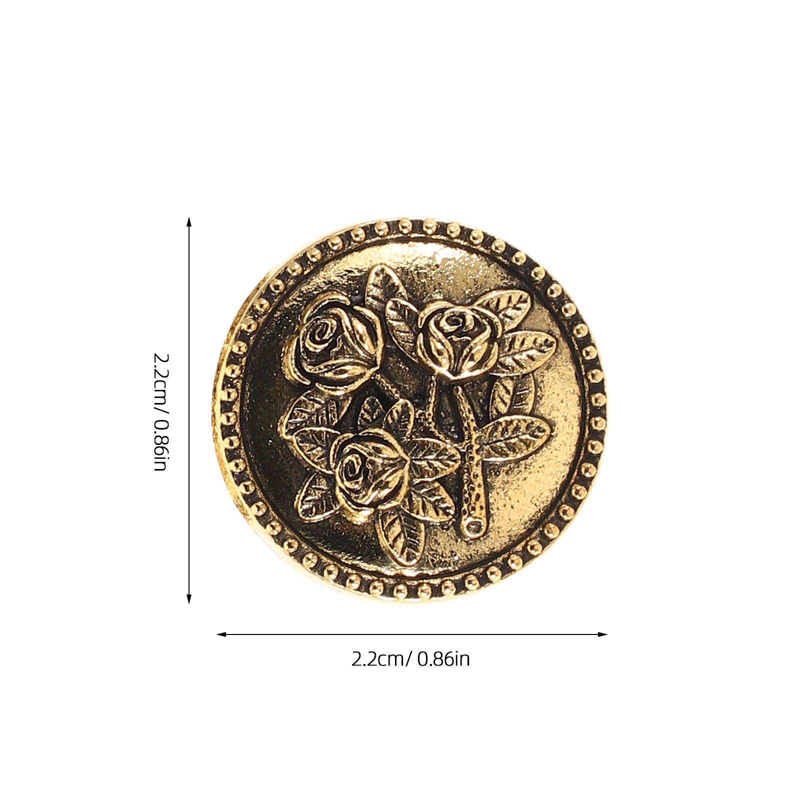 2Pcs Shirt Button Covers Vinta - Formal Wear Jewelry For Women ulasan dan harga