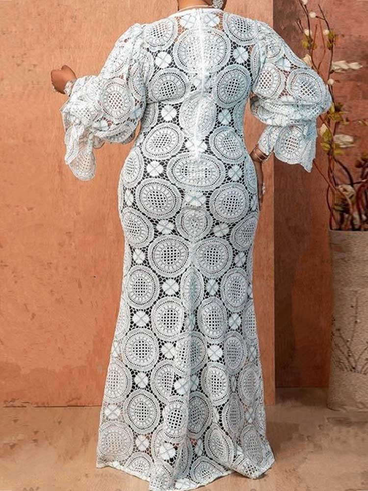Womens White Lace Spring Dress - Vintage Women'S Formal Wear ulasan dan harga