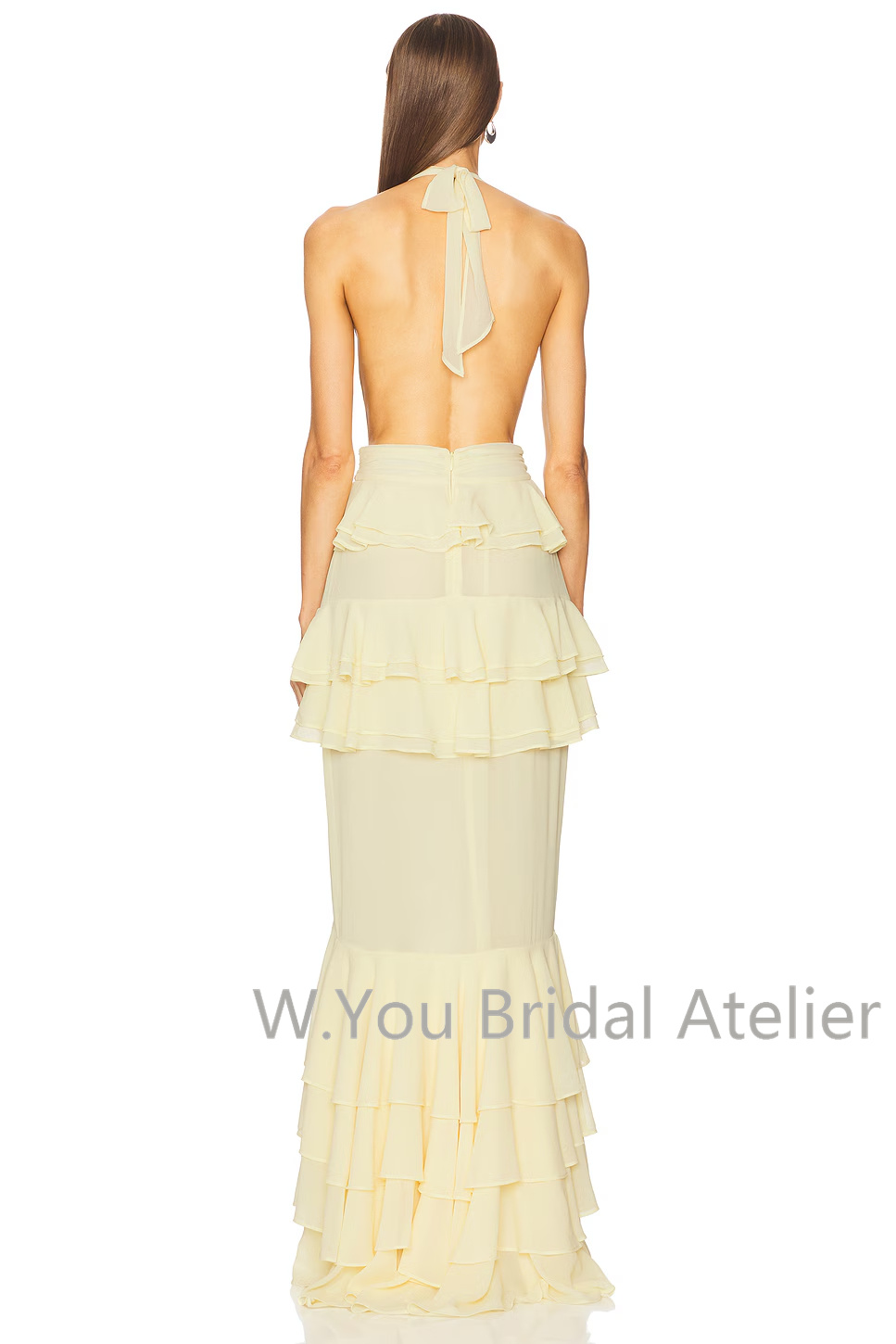 Evening Dresses Deep V Neck Ha - Women'S Formal Wear Wedding Guest ulasan dan harga
