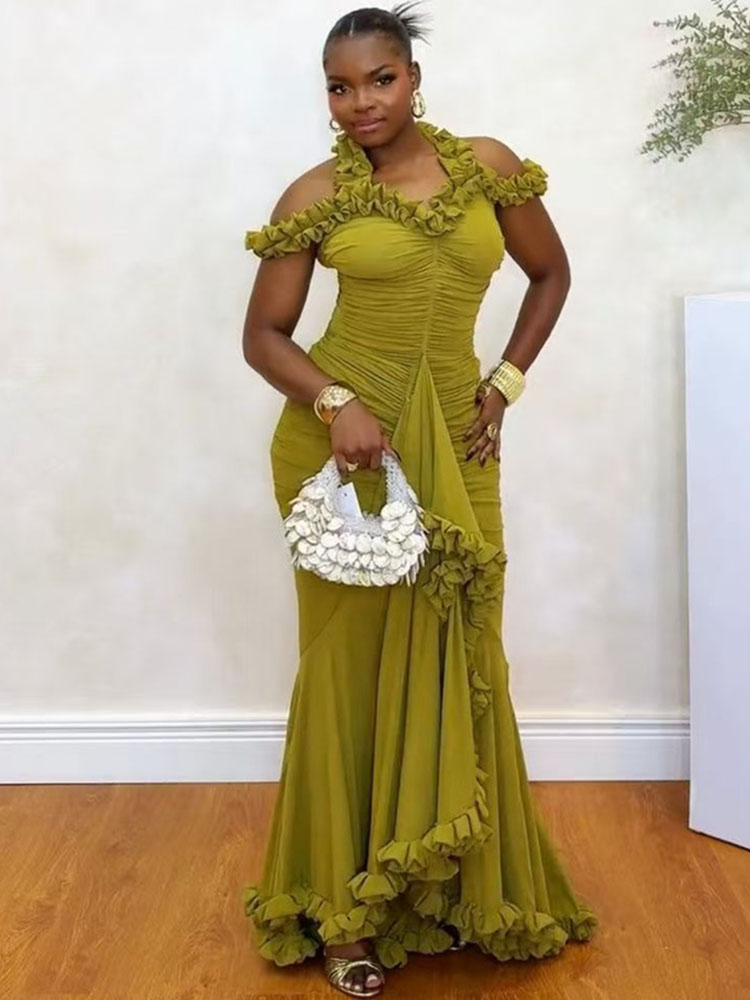 Sexy Off the Shoulder Wedding  - Women'S Formal Wear Wedding Guest ulasan dan harga