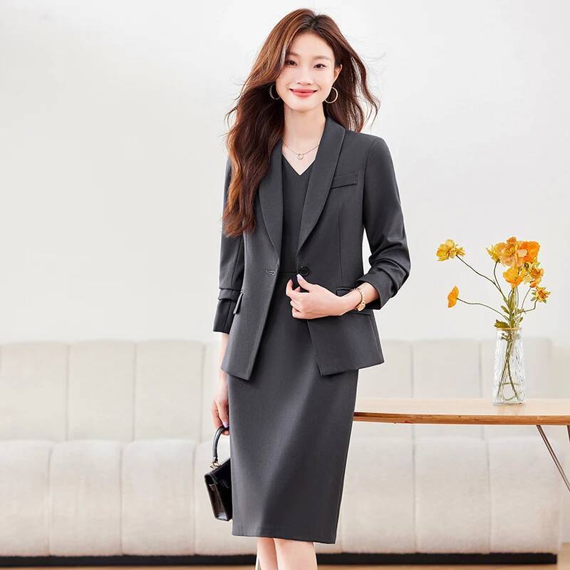 High Quality Fabric Women Busi - Women'S Formal Wear Jackets ulasan dan harga
