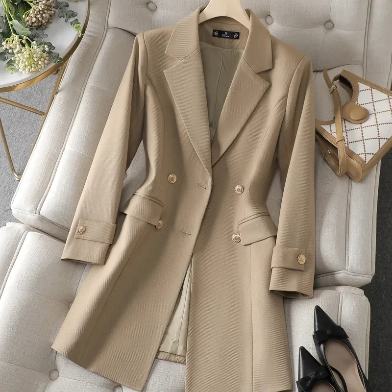 Autumn Winter Jacket Women Lon - Women'S Formal Wear Jackets ulasan dan harga