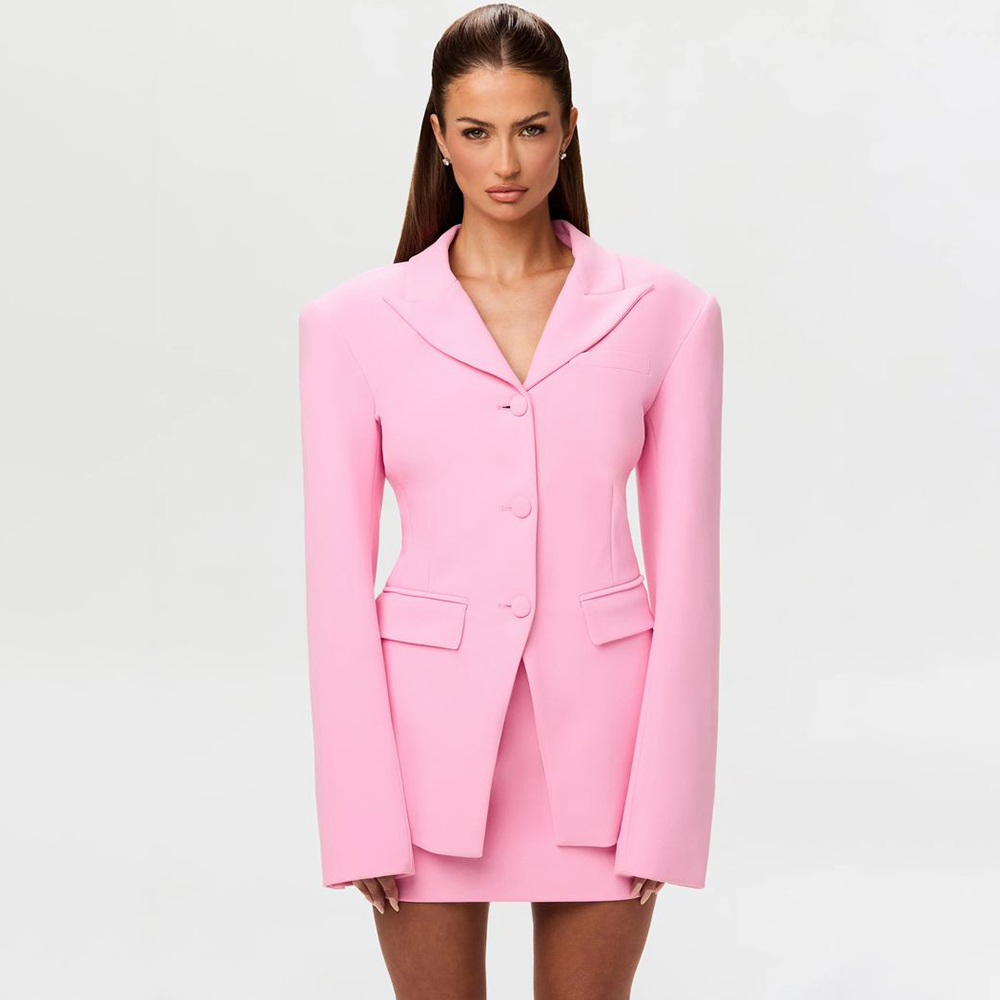 Lively Pink Women's 2Pic Suit  - Women'S Formal Wear Jackets ulasan dan harga