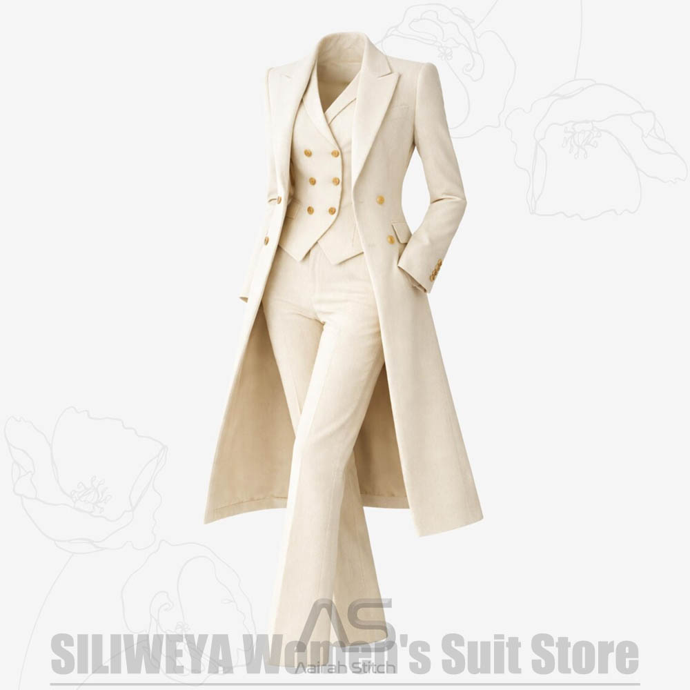 Women's Suit 3 Piece Double Br - Women'S Formal Wear For A Wedding ulasan dan harga