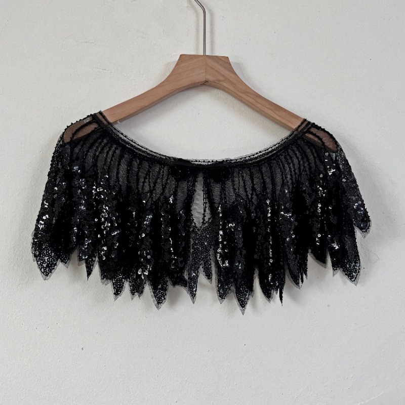 Ladies Sequins Leaf Lace Flapp - Vintage Women'S Formal Wear ulasan dan harga