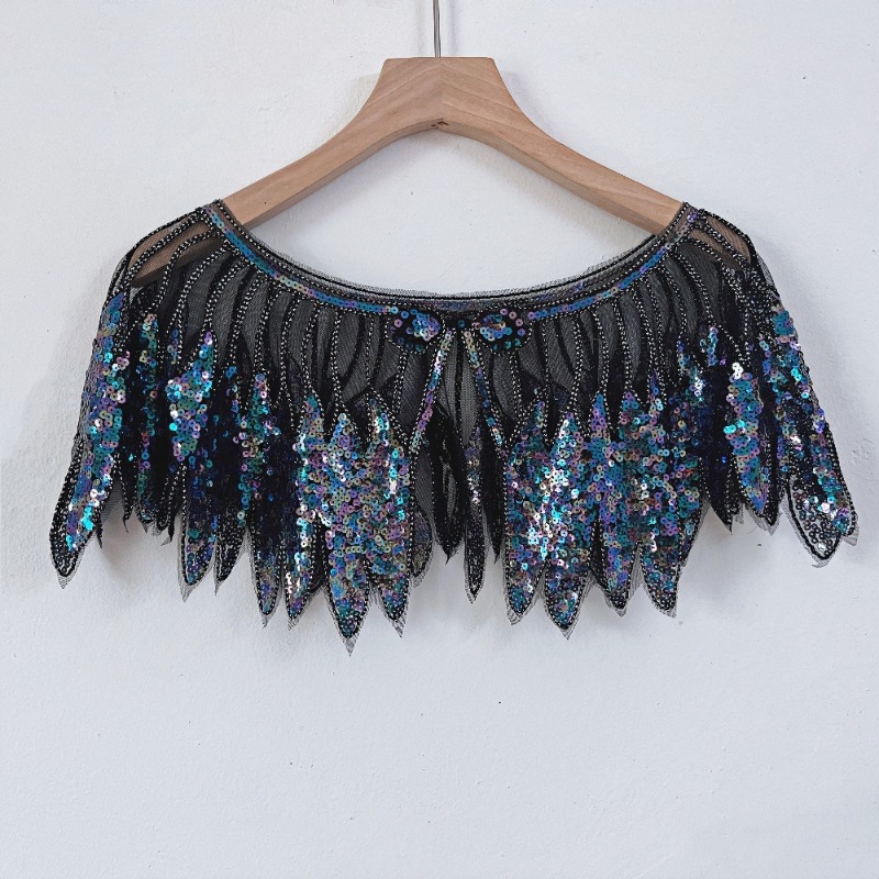 Ladies Sequins Leaf Lace Flapp - Vintage Women'S Formal Wear ulasan dan harga