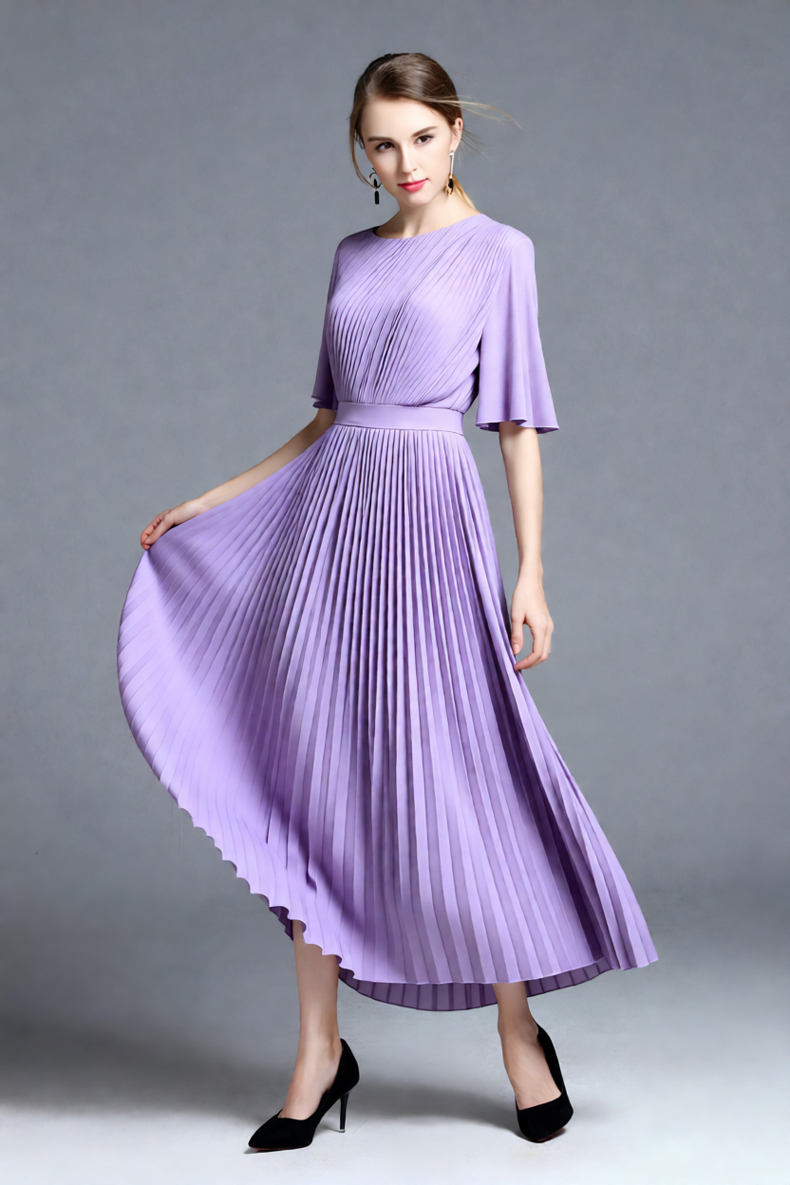 Women's Lilac Cape Sleeve Plea - Women'S Formal Wear Wedding Guest ulasan dan harga