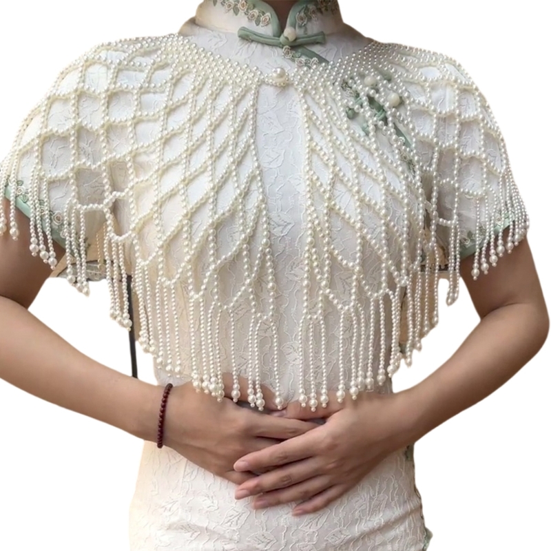  Light Pearls Decorated Pearls - Formal Wear Jewelry For Women ulasan dan harga