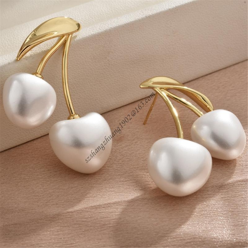 Cherries Blossom Pearls Ear Je - Formal Wear Jewelry For Women ulasan dan harga