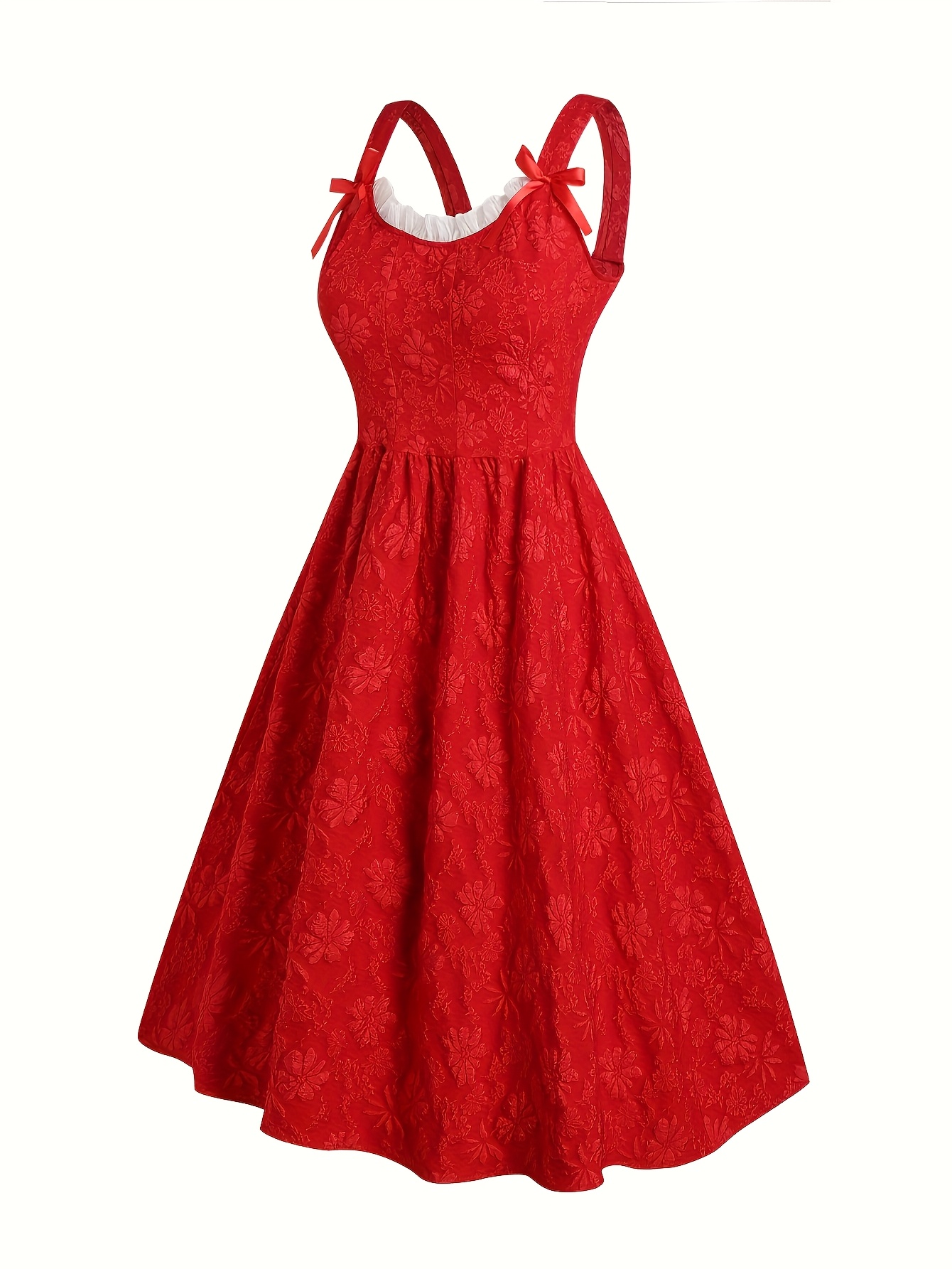 Plus-size Ladies Floral Sweet  - Female Formal Wear ulasan dan harga