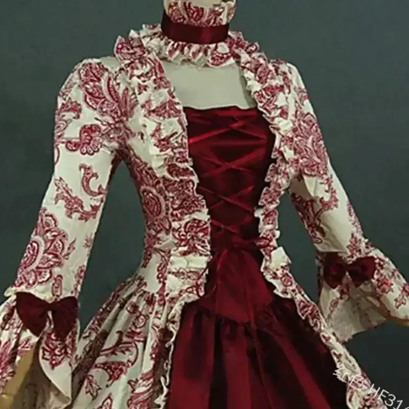 Plus Size Women Gothic Floral  - Victorian Women'S Formal Wear ulasan dan harga