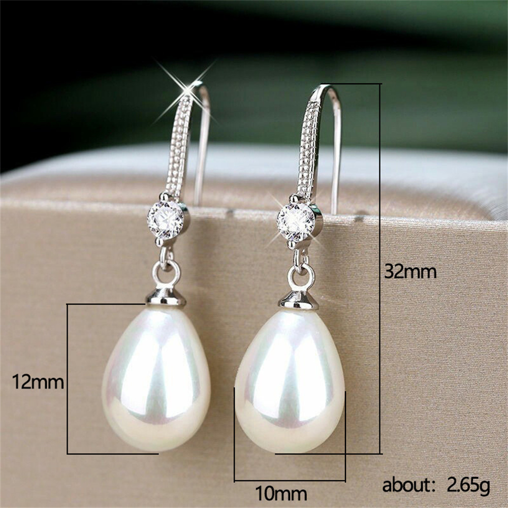 Imitation Pearl Earrings Light - Formal Wear Jewelry For Women ulasan dan harga