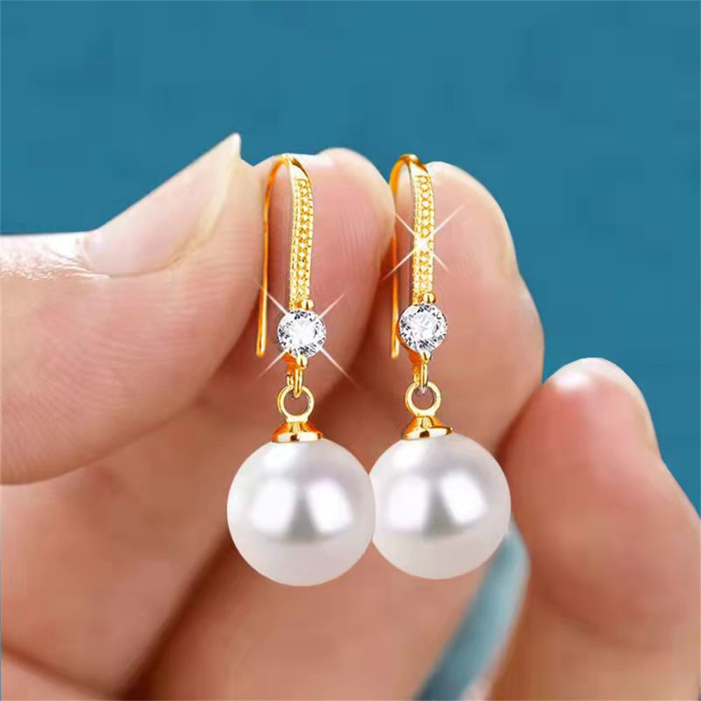Imitation Pearl Earrings Light - Formal Wear Jewelry For Women ulasan dan harga