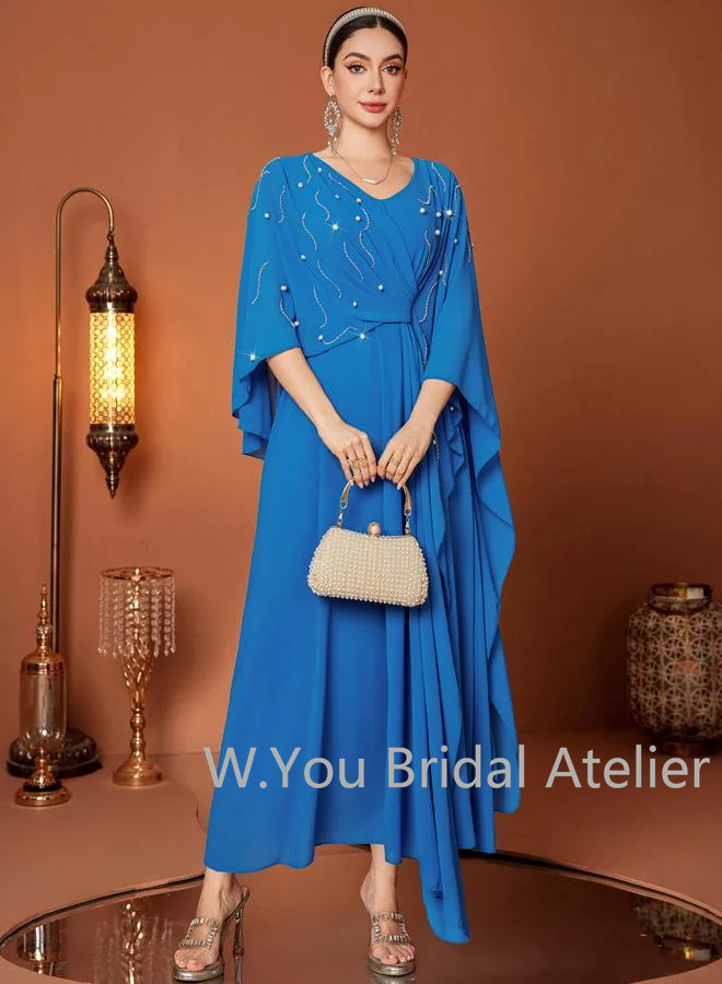 Luxurious Evening Dresses V-ne - Women'S Formal Wear Wedding Guest ulasan dan harga